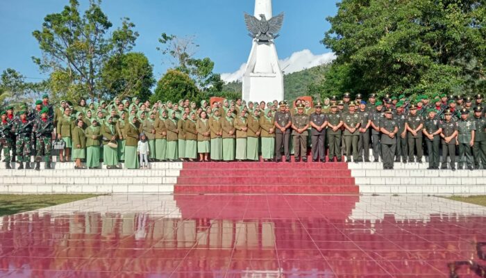 Peringati HUT Ke-79 TNI, Kodim 1403/Palopo Gelar Upacara Ziarah Nasional