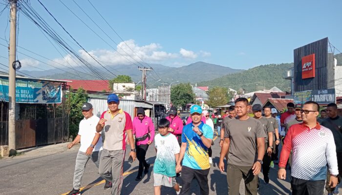 Peringati HUT TNI ke-79, Kodim 1403/Palopo Gelar Jalan Santai