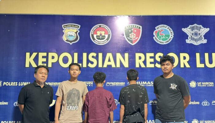 Satreskrim Polres Luwu Amankan Dua Remaja Terduga Pelaku Persetubuhan Anak Dibawah Umur