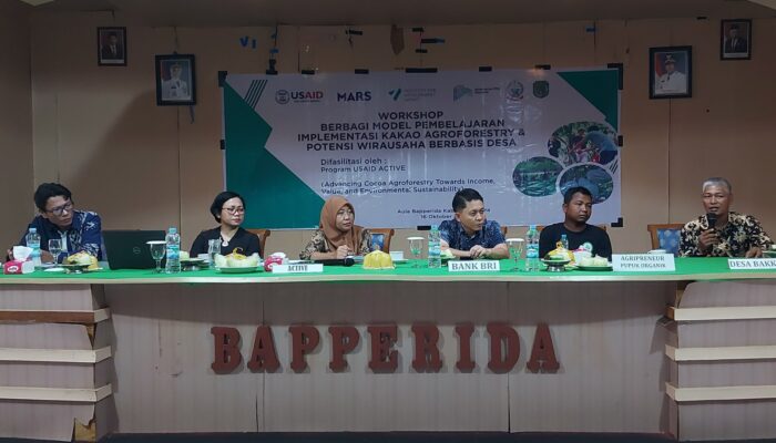 Gelar Workshop Implementasi Agroforestry Kakao Berbasis Desa, Pemda Lutra Apresiasi Program ACTIVE