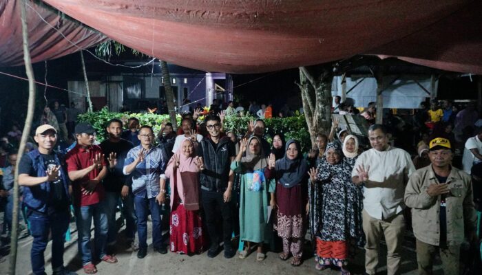 Ajie Saputra Kampanye di To Nangka, Warga Ucapkan Ikrar Bersama Menangkan Nomor Urut 4