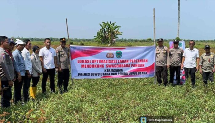 Polres Bersama Dinas Pertanian Optimalkan Lahan Tidur Untuk Dukung Program Swasembada Pangan Nasional