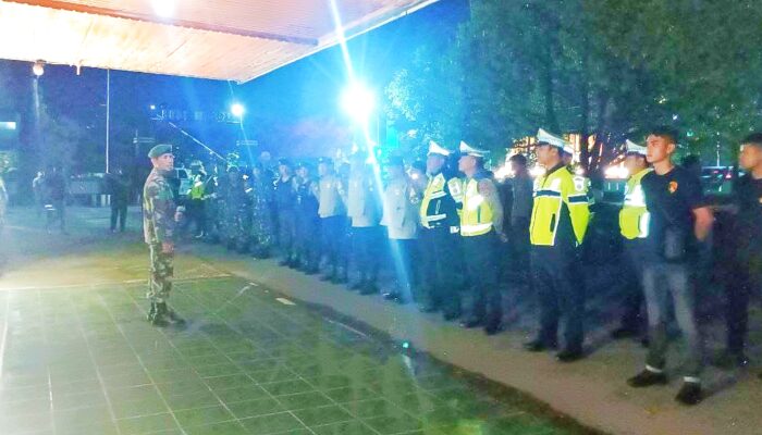 Pastikan Keamanan Selama Tahapan Pilkada, Personel TNI, Polri, dan Satpol PP Gelar Apel Patroli