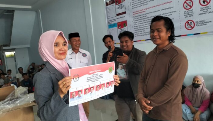 KPU Luwu Utara Resmi Lakukan Sortir dan Pelipatan Surat Suara Pada Pilkada 2024