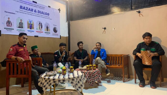 Jelang Pilkada Serentak 2024, HMPS SOA IAIN Palopo gelar Bazar dan Dialog