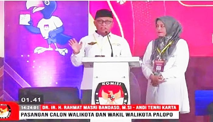 Debat Terbuka Kedua di Palopo, Paslon RMB-ATK Komitmen Ciptakan Iklim Investasi yang Kondusif