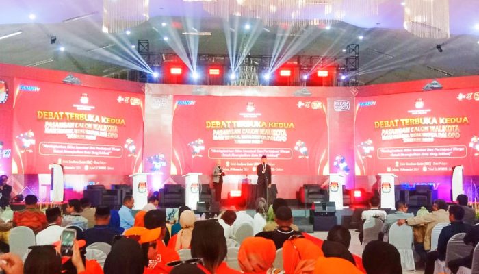 KPU Kota Palopo Gelar Debat Terbuka Kedua Paslon Walikota dan Wakil Walikota Palopo Tahun 2024