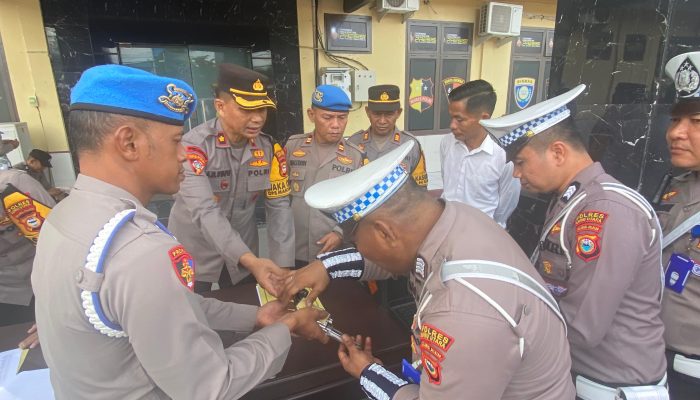 Polres Luwu Utara Gelar Pemeriksaan Rutin Senjata Api, Propam Tak Luput dari Pengawasan