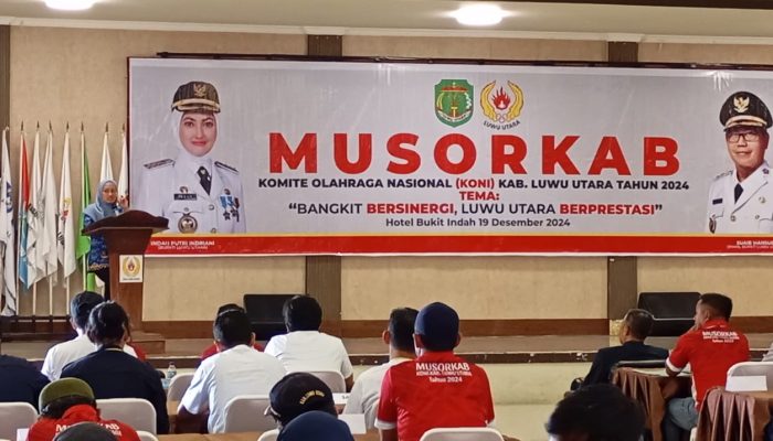 KONI Luwu Utara Laksanakan Musorkab Kabupaten Masa Bakti 2024-2028 di Hotel Bukit Indah Masamba