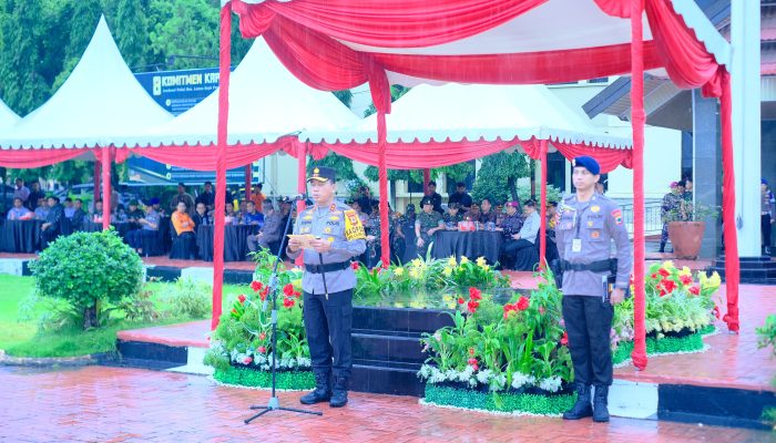 Kapolda Sulsel Pimpin Apel Gelar Pasukan Operasi Kepolisian Terpusat Lilin 2024