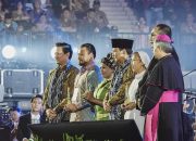 Hadiri Perayaan Natal Nasional, Presiden Prabowo Sampaikan Terima Kasih ke Kapolri dan Panglima TNI