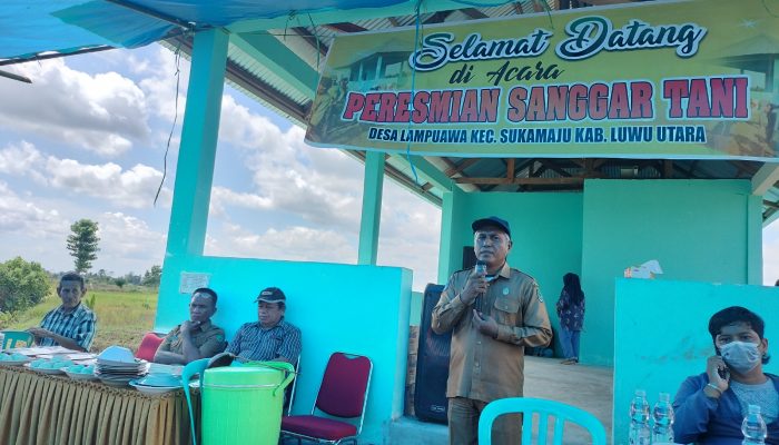 Gunakan Dana Desa Tahun 2024, Kini Desa Lampuawa Luwu Utara Miliki Sanggar Tani Permanen