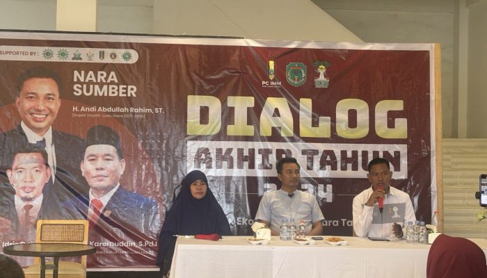 Bupati Terpilih Andi Abdullah Rahim Jadi Narasumber Diacara Dialog Akhir Tahun 2024 Yang Digelar PC IMM Lutra