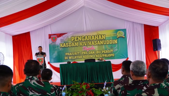 Kepala Staf Kodam XIV Hasanuddin Bersama Rombongan Lakukan Kunker di Kodim 1403/Palopo