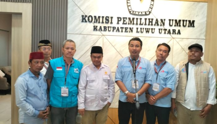 KPU Luwu Utara Tetapkan Andi Abdullah Rahim dan Jumail Mappile Sebagai Bupati dan Wakil Bupati Periode 2024-2029