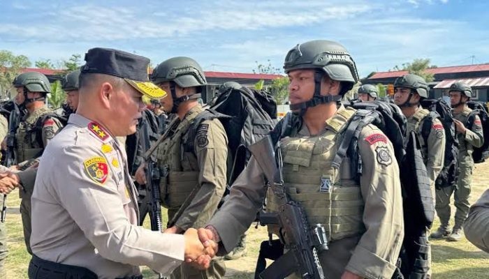 Kapolda Sulteng Bangga atas Dedikasi Personel Brimob dalam Operasi Damai Cartenz di Papua