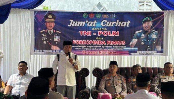 Wadir Binmas Polda Sulsel Gelar Jumat Curhat di Kediaman Anggota DPRD Provinsi Sulsel