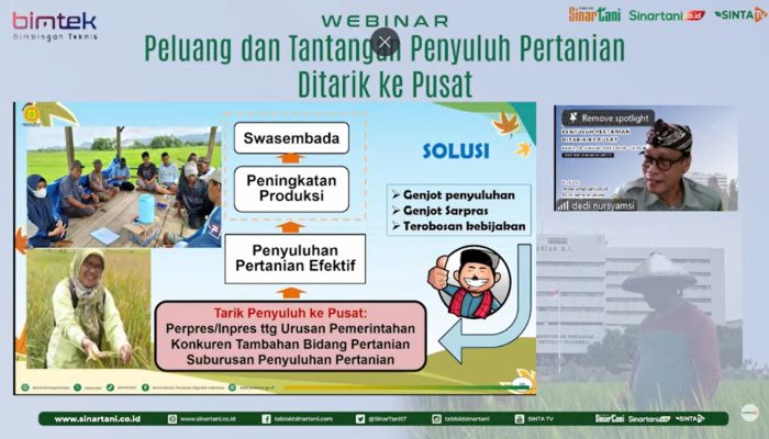 Siap-siap! Penyuluh Pertanian Akan Ditarik ke Pusat