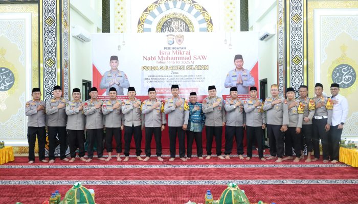 Polda Sulsel Gelar Peringatan Isra Miraj Nabi Muhammad SAW Tahun 1446 H/ 2025 M