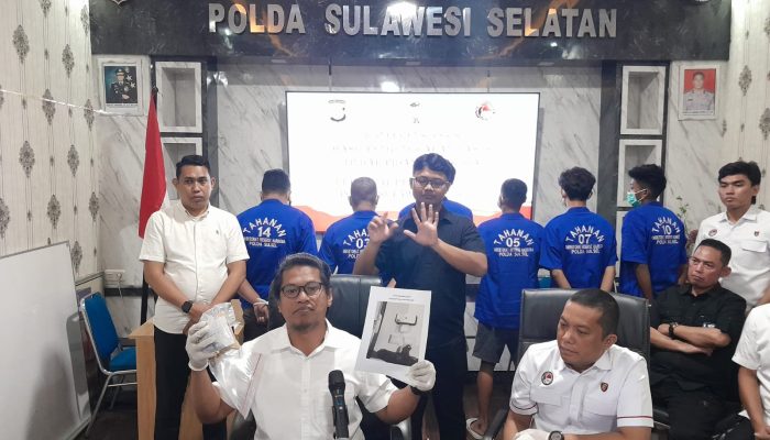 Ditresnarkoba Polda Sulsel Berhasil Ungkap Kasus Peredaran Narkotika Senilai Rp1,273 Miliar