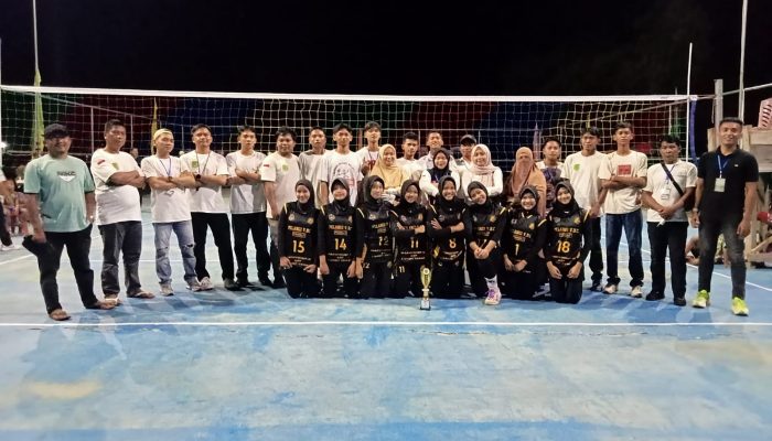 Cetak Sejarah, Pelangi VBC Juara I Turnamen Bola Voli Desa Pongo Masamba