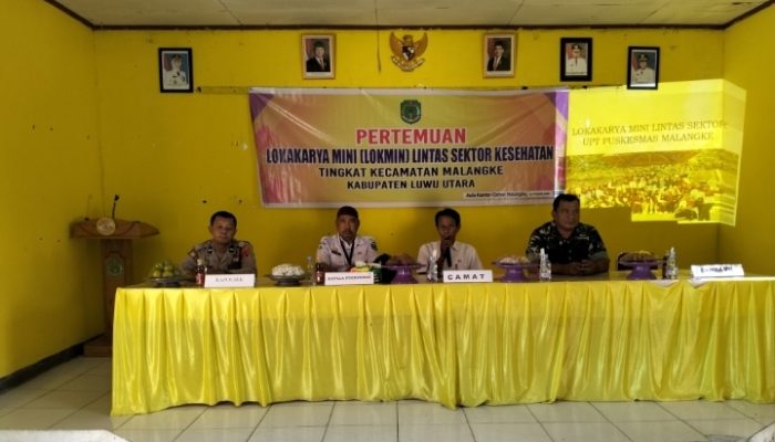 UPT Puskesmas Malangke Gelar Lokmin Lintas Sektor Kesehatan, Ini Tujuannya