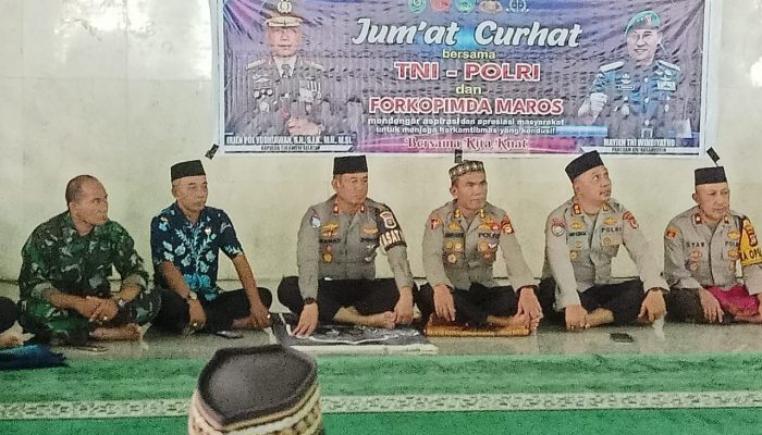 Jumat Curhat, Warga Maros Keluhkan Balapan Liar Hingga Pengamen di Lampu Merah
