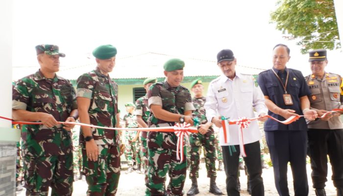 Kasdim 1403/Palopo Hadiri Peresmian Gedung Barak Remaja Kipan- C Yonif 721/Mks