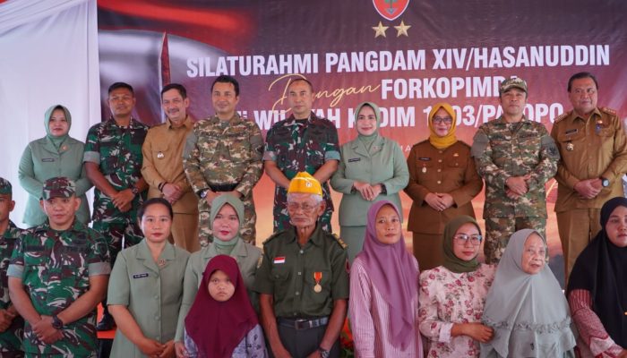 Kunker di Palopo, Pangdam XIV/Hasanuddin Mayjen TNI Windiyatno Gelar Bakti Sosial