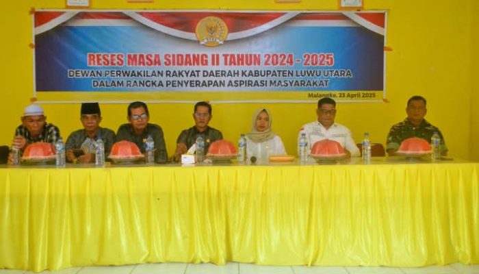Serap Aspirasi Masyarakat di Dapil 4, DPRD Luwu Utara Gelar Reses Masa Sidang ke Dua di Kantor Camat Malangke