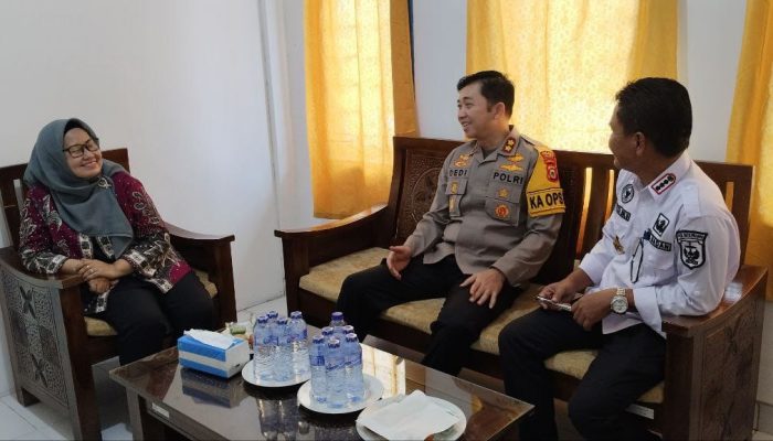 Perkuat Sinergi dan Koordinasi Jelang PSU, Kapolres Palopo Silaturahmi Dengan Bawaslu