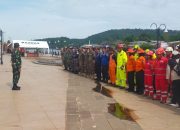Kodim 1403 Palopo Ikuti Kegiatan HKBN Dilanjutkan Simulasi Penanganan Bencana Alam di Malili