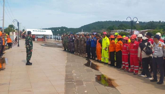 Kodim 1403 Palopo Ikuti Kegiatan HKBN Dilanjutkan Simulasi Penanganan Bencana Alam di Malili
