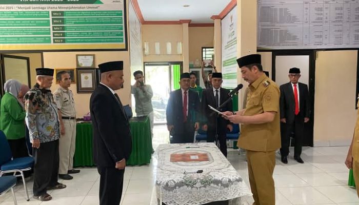 Pj. Wali Kota Palopo Lantik Pimpinan Baznas Kota Palopo dan Penandatangan Pakta Integritas