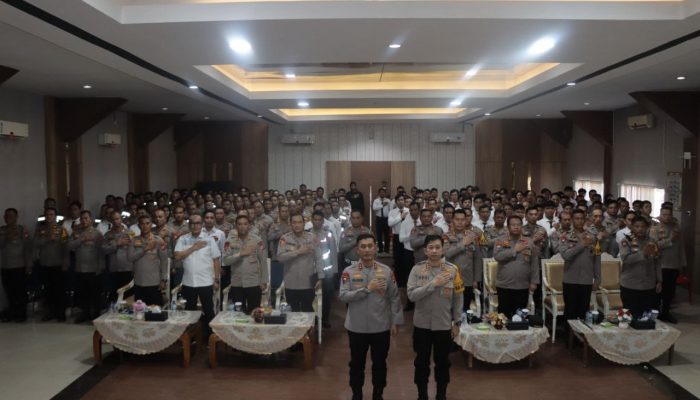 Kapolda Sulsel Lakukan Kunjungan Ke Polres Palopo Dalam Rangka Deklarasi PSU Damai