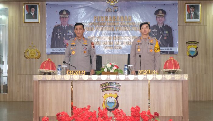 Kunjungi Polres Palopo, Kapolda Sulsel Berikan Arahan Strategis Jelang PSU Pilwalkot