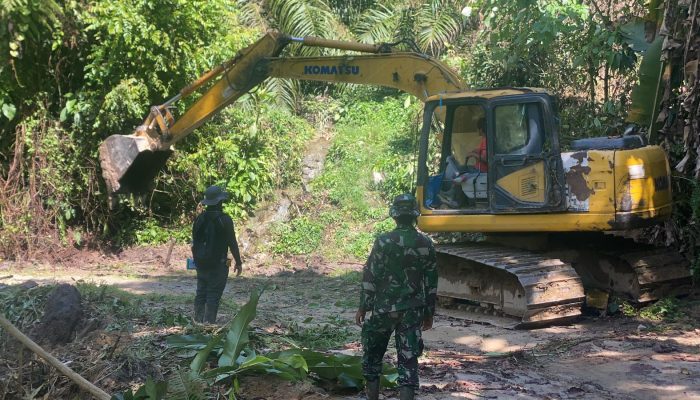 Jalan penghubung Kecamatan Masamba dan Rampi Jadi Sasaran TMMD ke 124-TA. 2025 Kodim 1403/Palopo
