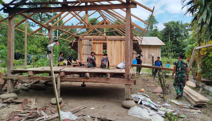 Jerit Tangis Bahagia Warga Dusun Salu-Seba Desa Pincara Jadi Sasaran RTLH TMMD Kodim 1403/Palopo