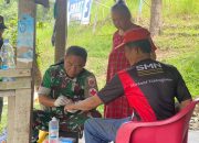 Tidak Hanya Fokus Pada Pembangunan Fisik, TMMD ke-124 Kodim 1403/Palopo Beri Pelayanan Kesehatan