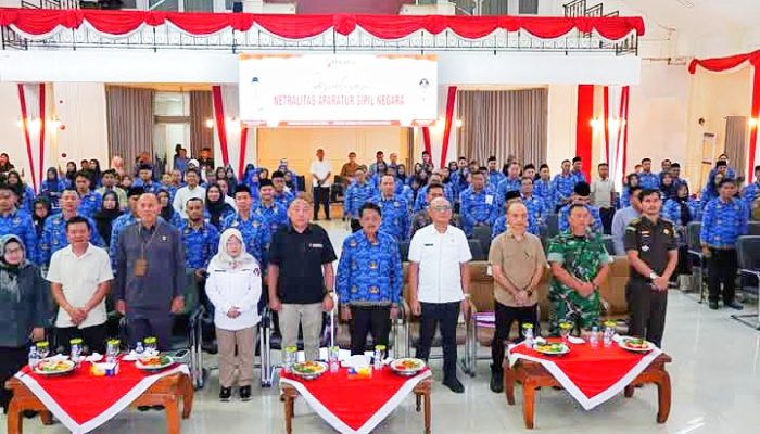 Wakili Pj. Walikota Palopo, PJ Sekretaris Daerah Hadiri Sosialisasi Netralitas ASN