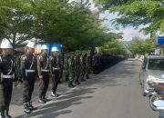 Apel Pengecekan Pergeseran Pasukan Pam TPS PSU Walikota dan Wakil Walikota Palopo