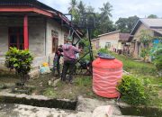 Satgas TMMD ke-124 Kodim 1403/Palopo Lakukan Pemasangan Rangka Tandon Sumur Bor di Masjid dan Rumah Warga
