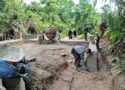 Pembangunan Plat Duiker Hampir Rampung, Satgas TMMD ke-124 Bersama Warga tetap Semangat Bekerja