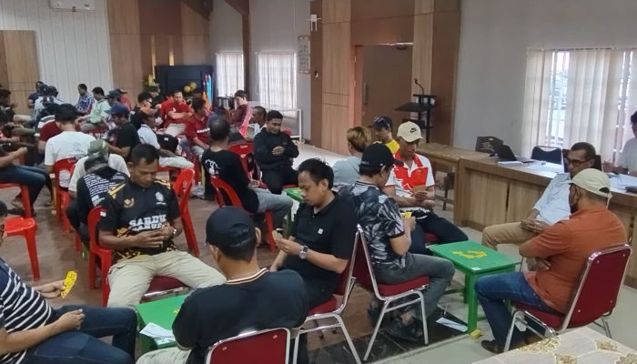 Semarakkan HUT Bhayangkara ke-79, Polres Palopo Gelar Kejuaraan Lomba Domino Kapolres Palopo