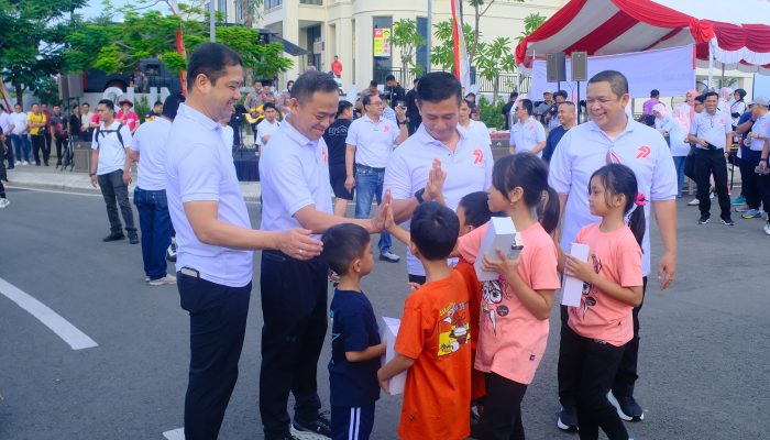 Polda Sulsel Gelar Pelayanan Masyarakat Saat CFD Dirangkaikan dengan Vidio Conference Bersama Kapolri