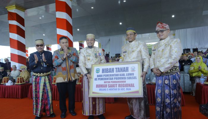 Apresiasi Pemerintahan Bupati dan Wabup Luwu, Gubernur Sulsel Gelontorkan 270 Miliar Pembangunan RS Regional