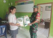 Babinsa Kelurahan Bulo Koramil 1403/Walenrang Lakukan Pendampingan Penyaluran Bantuan Ketahanan Pangan
