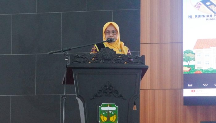 Bunda PAUD Luwu Buka Kegiatan Bimtek Kelompok Kerja PAUD Gerakan Transisi PAUD Ke SD yang Menyenangkan