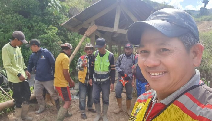 Tinjau Jembatan Sae di Seko, Anggota DPRD Sulsel Jasrum Apresiasi BMBK Sulsel