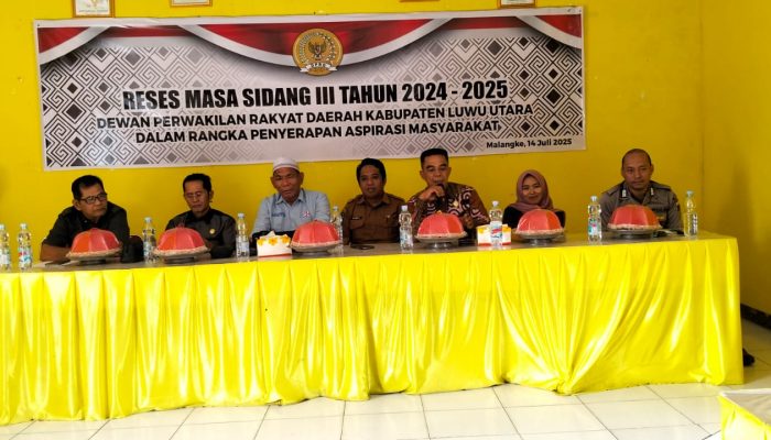 DPRD Luwu Utara Dapil IV Malangke dan Malangke Barat Reses Masa Sidang III Tahun 2024-2025